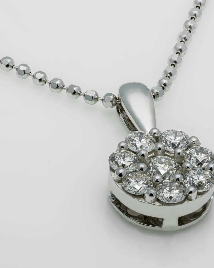 Pendentif photographie en gros plan